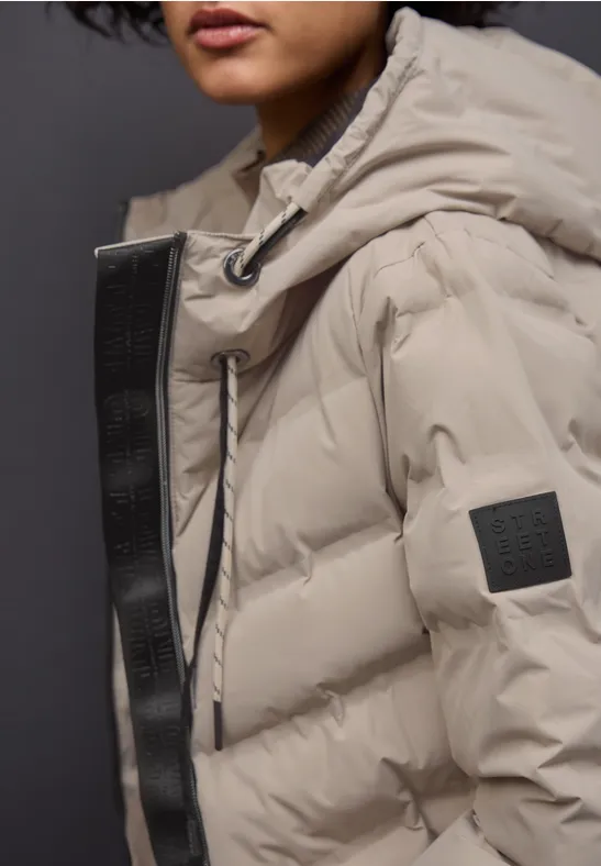 Jacke mit geklebten Nähten Smooth Champagne
