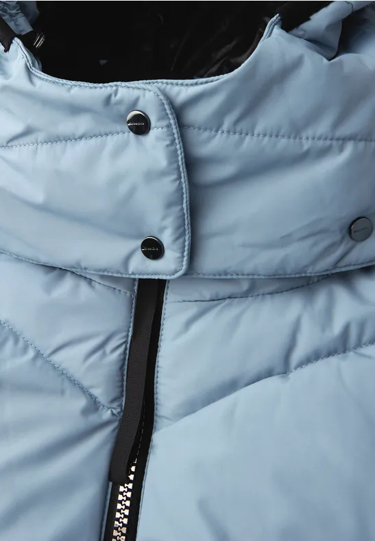 Veste matelassée de longueur midi sterling blue