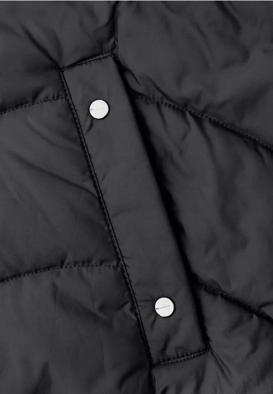 Midi Steppjacke Black