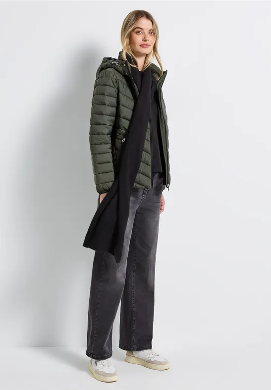 Veste avec capuche amovible cypress green
