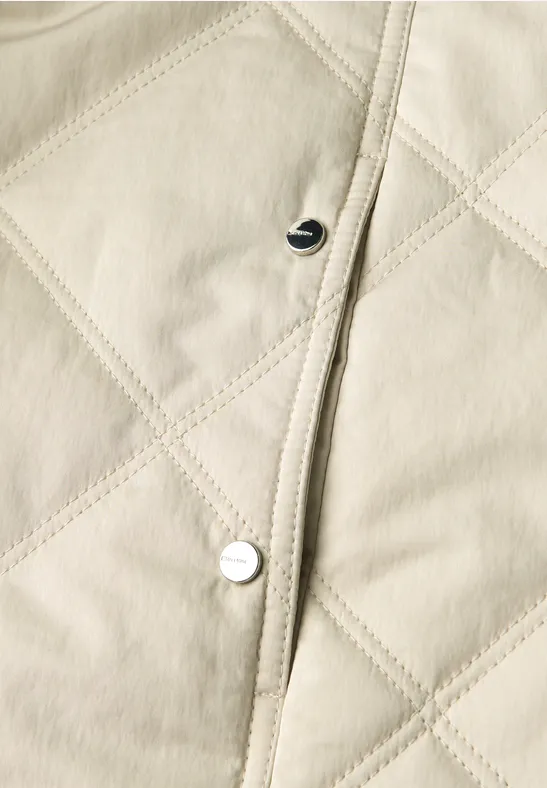 Veste avec capuche amovible powder beige