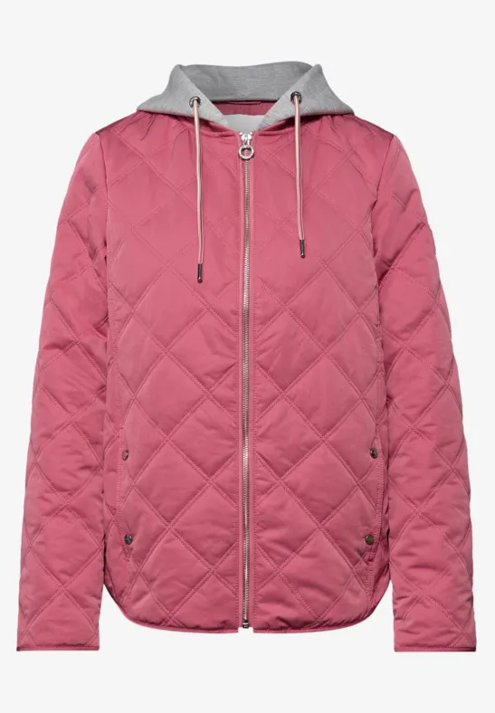 Veste avec capuche amovible desert berry
