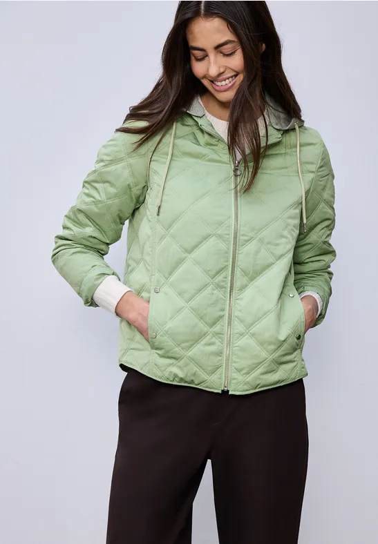 Veste avec capuche amovible Bright Pistachio