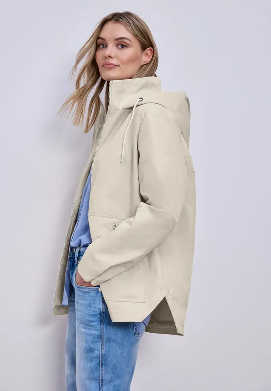 Parka powder beige