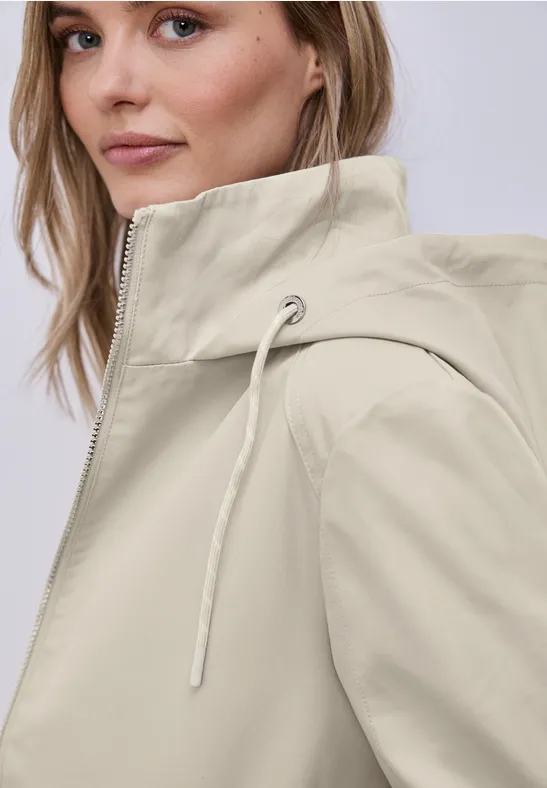 Parka powder beige