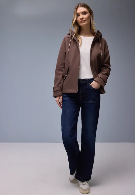 Parka mahogany brown