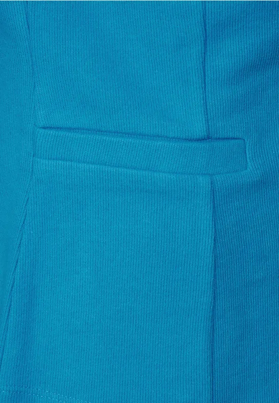 Basic Blazer mit Raffungen alaska blue