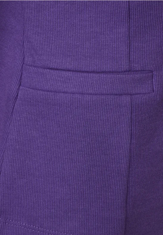 Basic Blazer mit Raffungen lupine purple