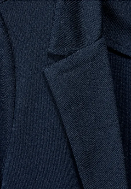 Casual Long Blazer deep blue