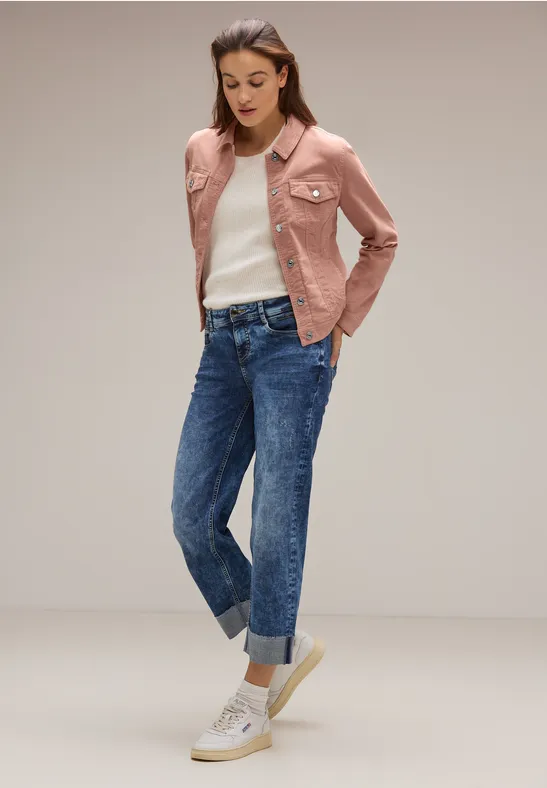 Babycord Jacke light legend rose