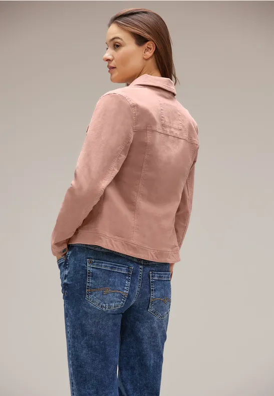 Babycord Jacke light legend rose