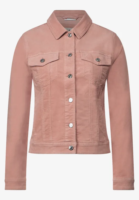Babycord Jacke light legend rose