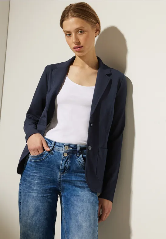 Basic Blazer deep blue