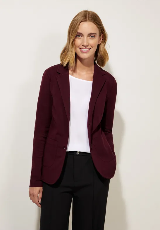 Basic Blazer purple brown