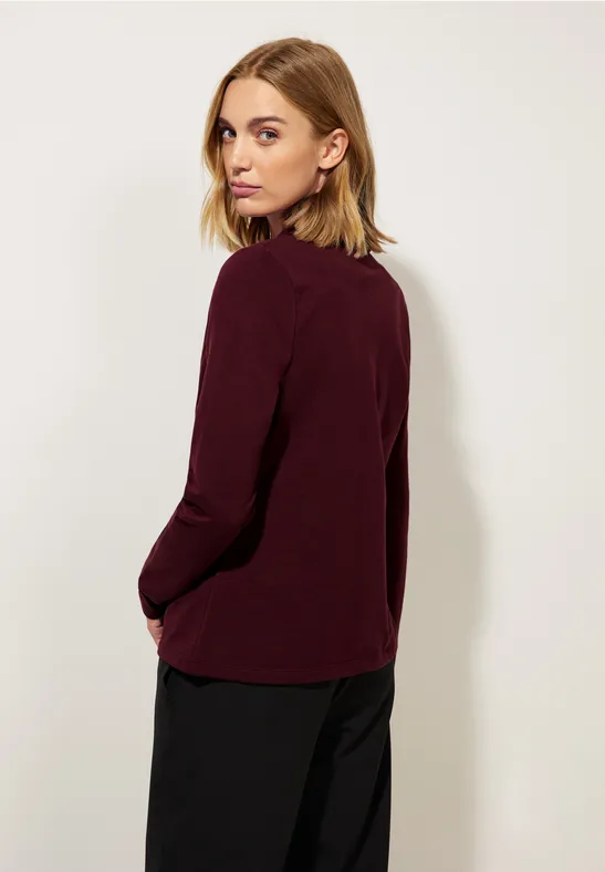 Basic Blazer purple brown