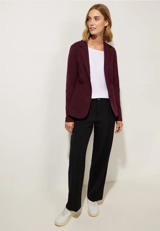 Basic Blazer purple brown