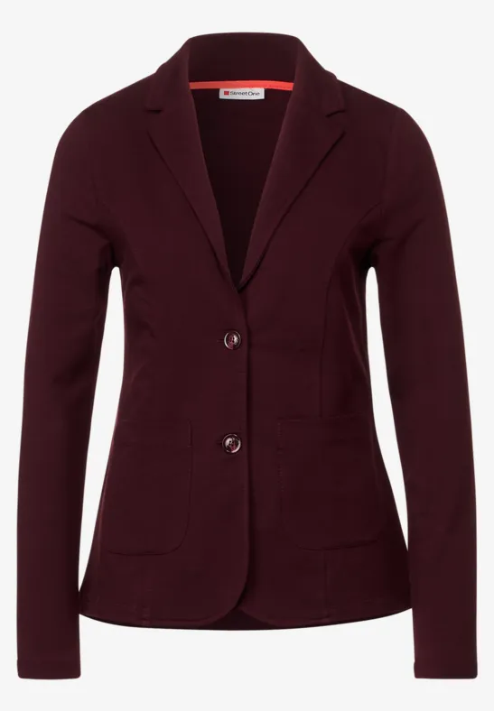 Basic Blazer purple brown