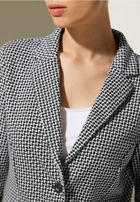 Minimalprint Blazer Black