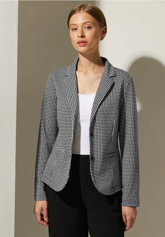 Minimalprint Blazer Black