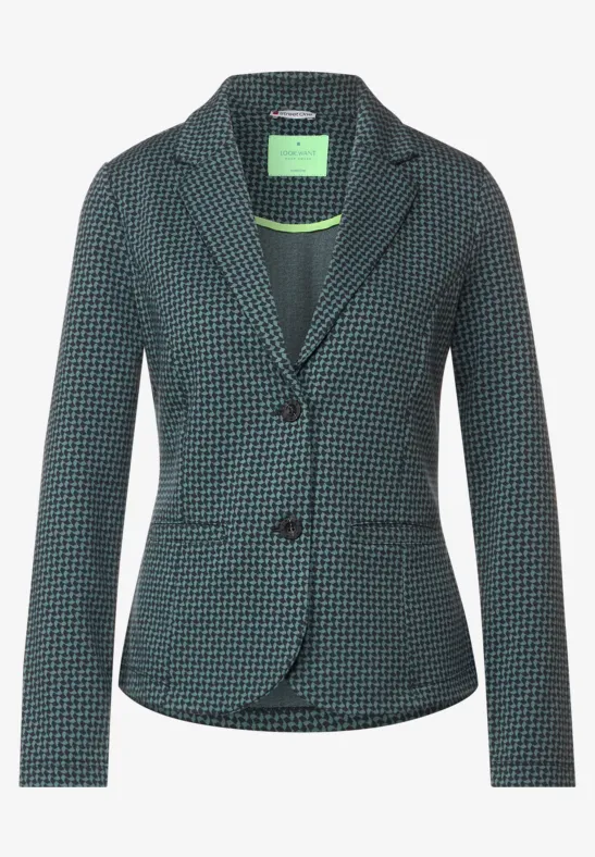 Minimalprint Blazer cool vintage green