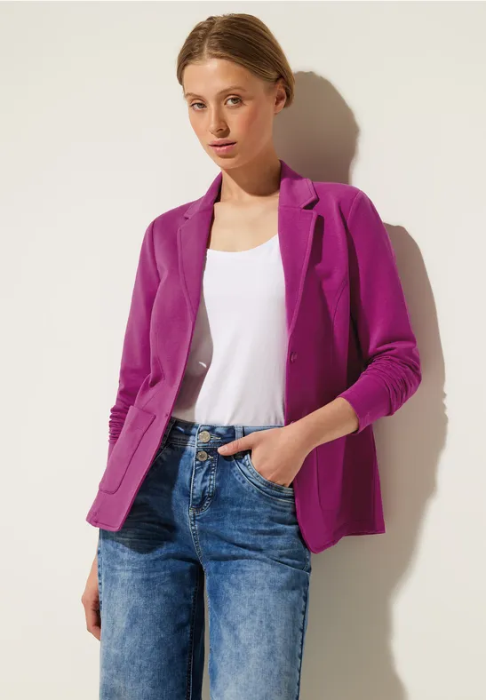 Basic Blazer magenta pink