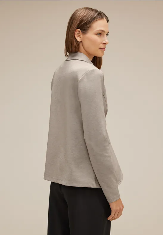 Basic Blazer spring sand melange