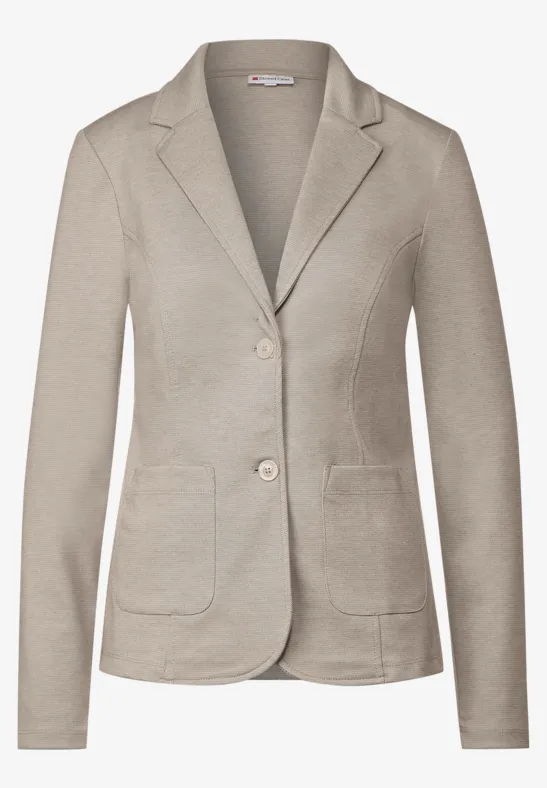 Basic Blazer spring sand melange