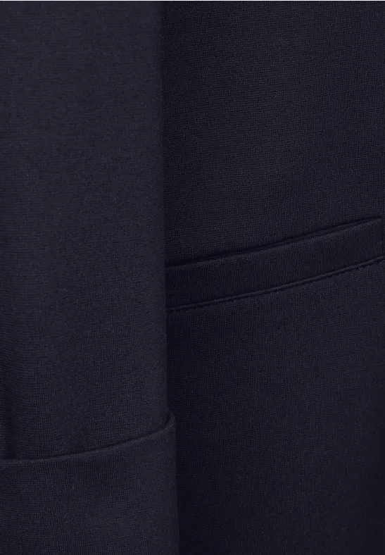 Offener Long Basic Blazer deep blue