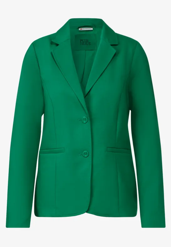 Blazer en sergé fresh spring green