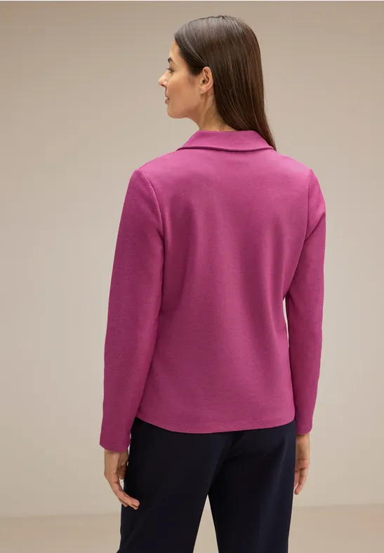 Basic Piqué Blazer cozy pink melange