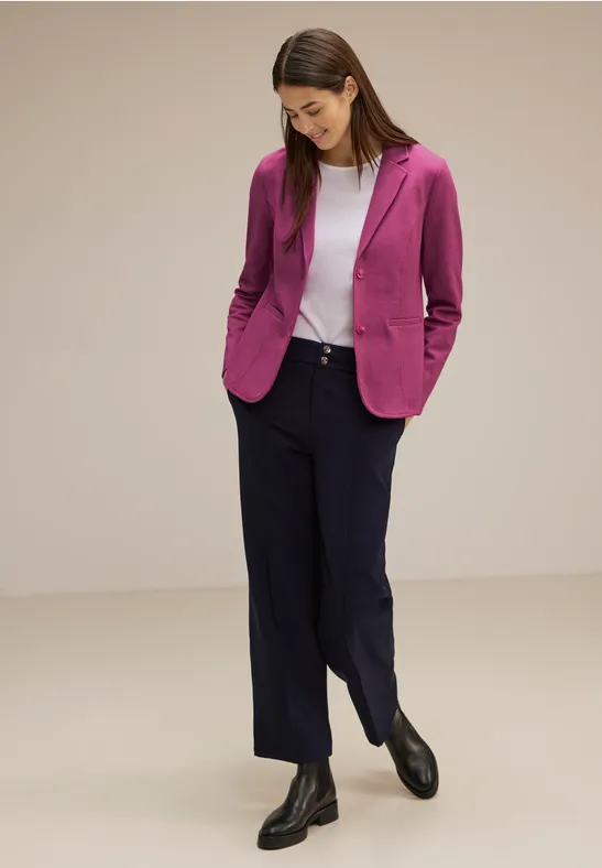 Basic Piqué Blazer cozy pink melange