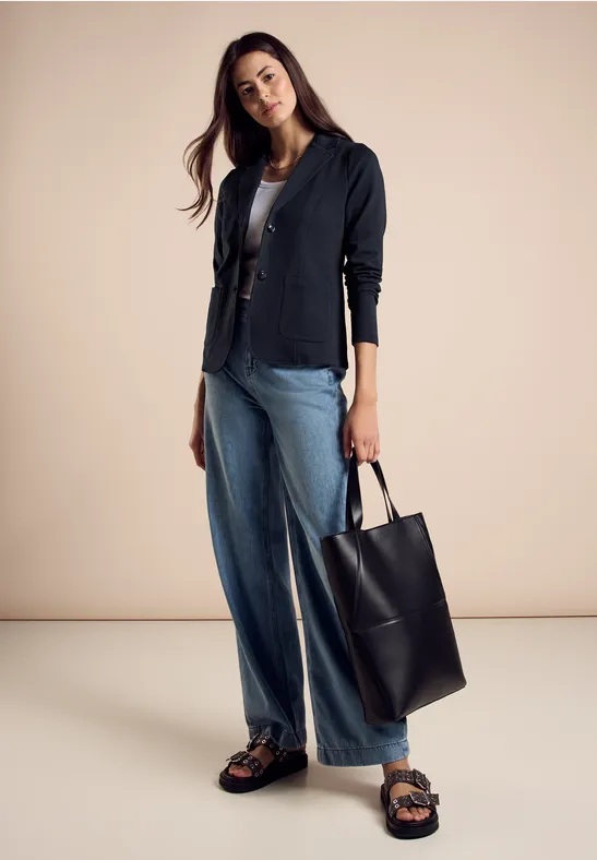 Basic Blazer deep blue