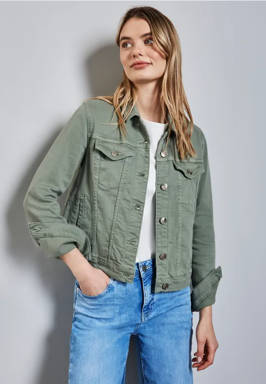 Jeansjacke Olive Washed