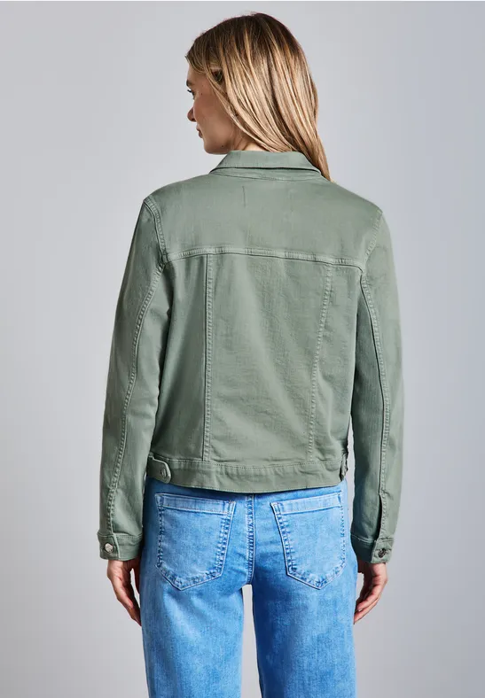 Jeansjacke Olive Washed