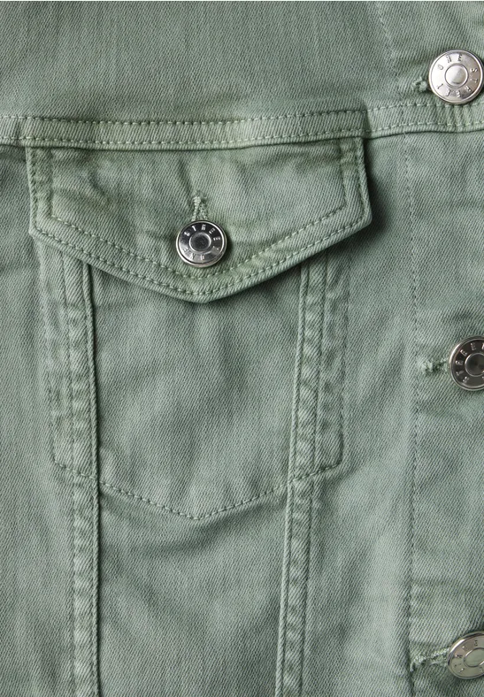 Jeansjacke Olive Washed
