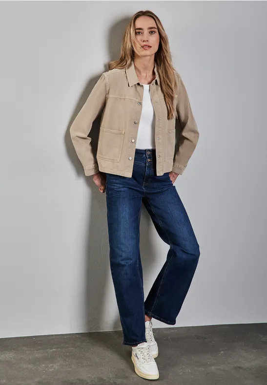 Denim jack Safari Beige Wash