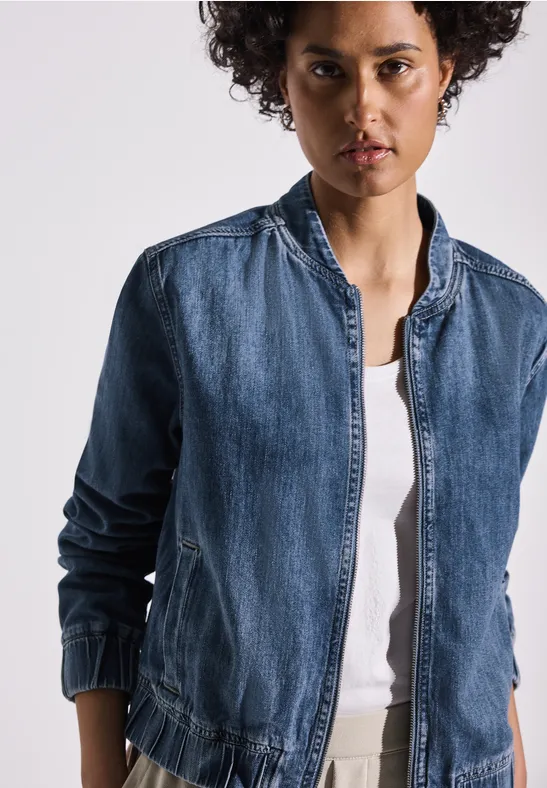 Jeans Blouson Soft Indigo Washed