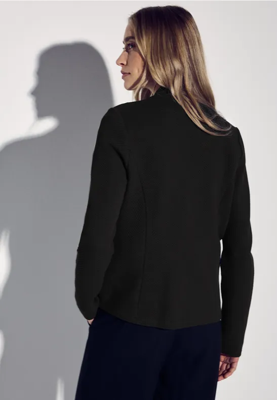 Jacquard Blazer Black