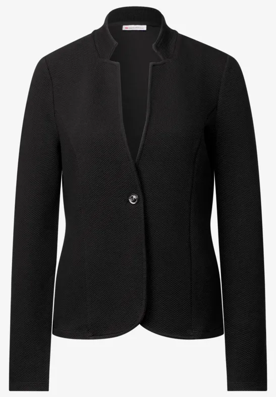 Jacquard Blazer Black
