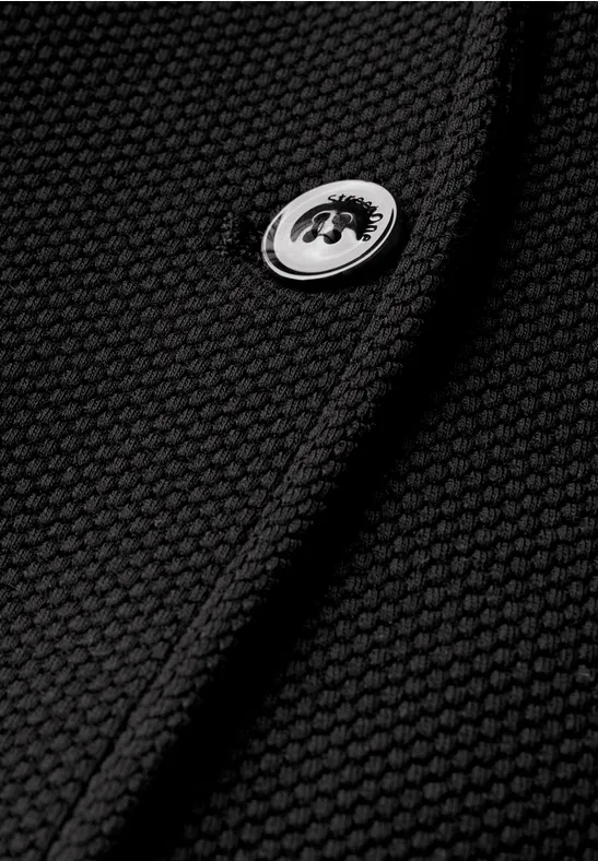 Jacquard Blazer Black