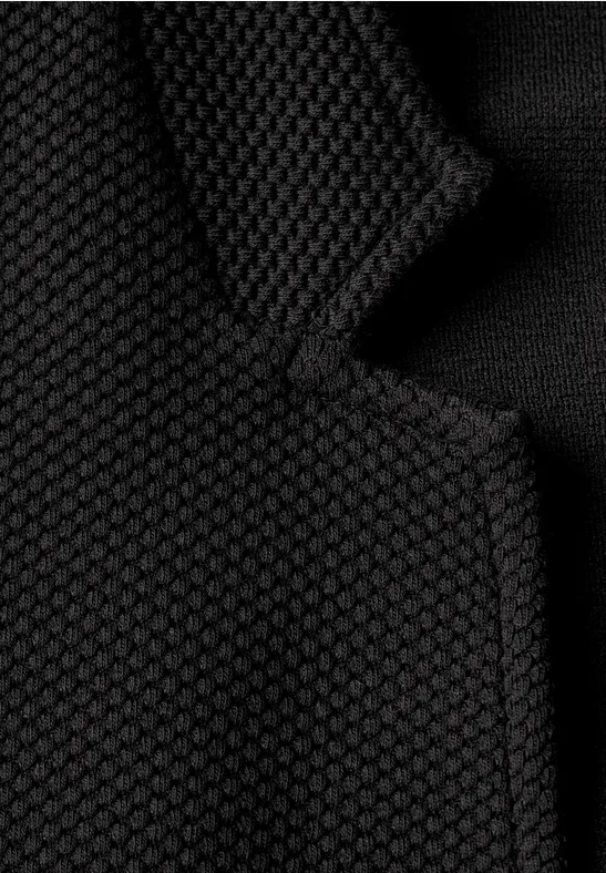 Jacquard Blazer Black