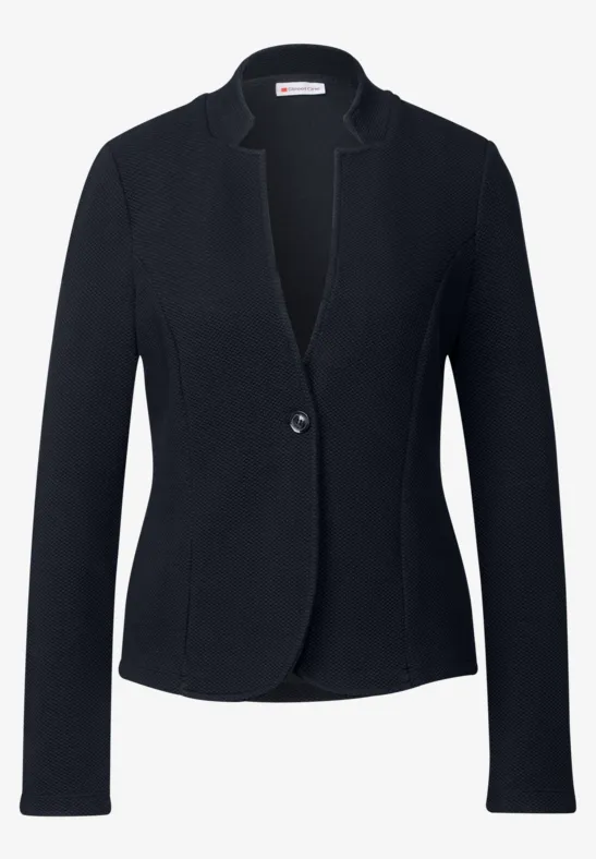 Jacquard Blazer deep blue