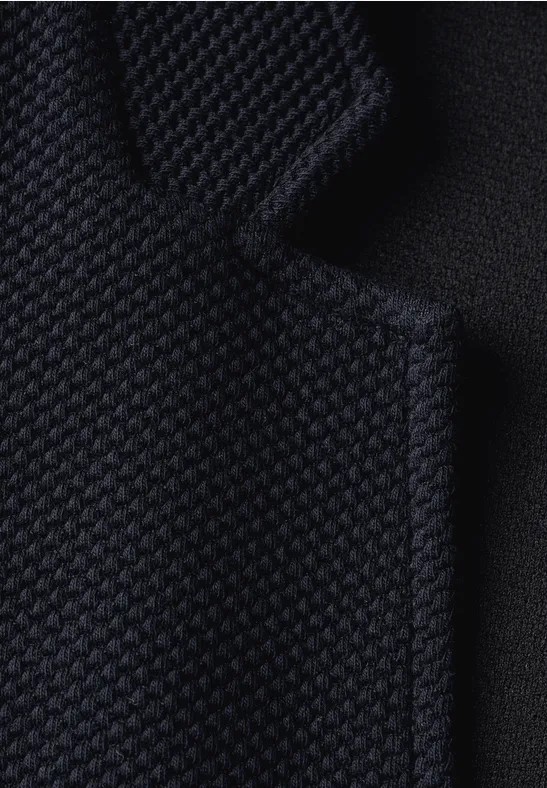 Jacquard Blazer deep blue