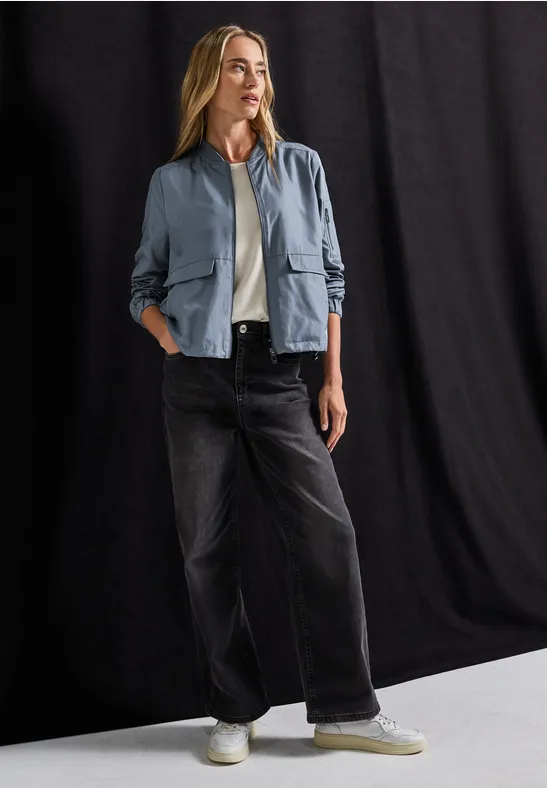 Korte blouson Slate Blue