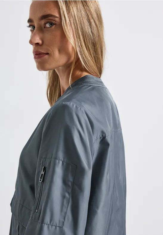 Korte blouson Slate Blue