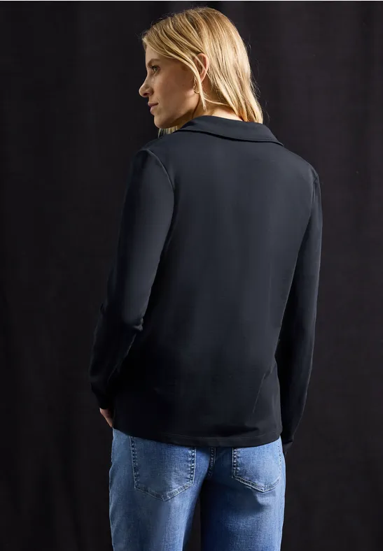 Basis blazer deep blue