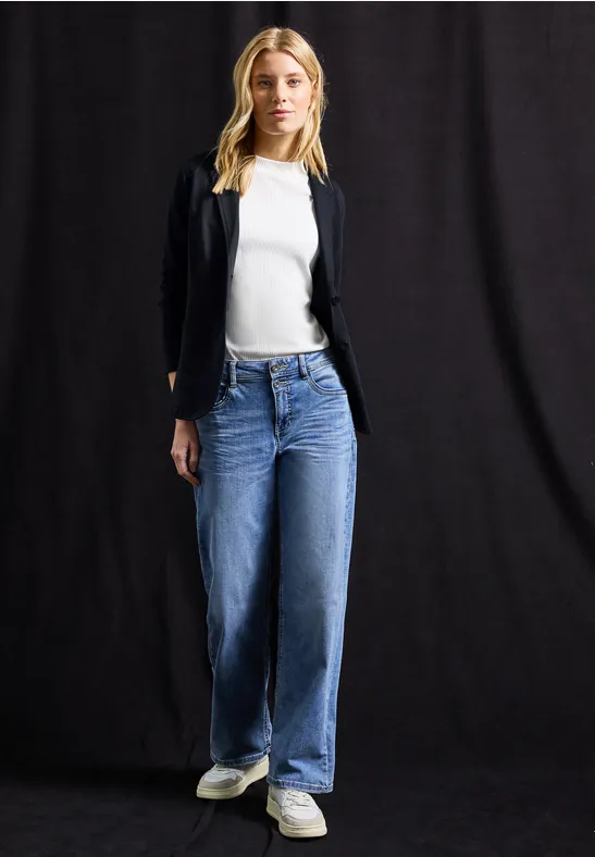 Basis blazer deep blue
