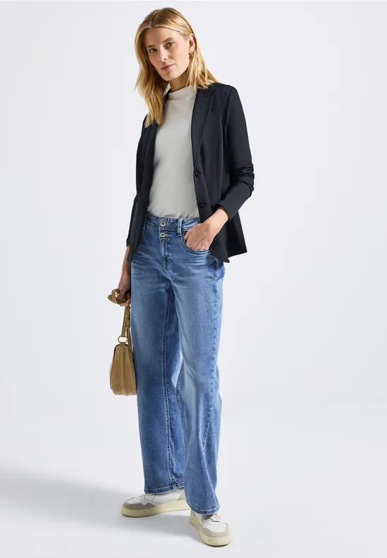 Basis blazer deep blue