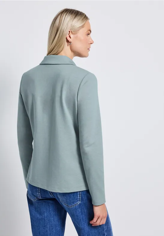 Blazer de base nile blue mel.