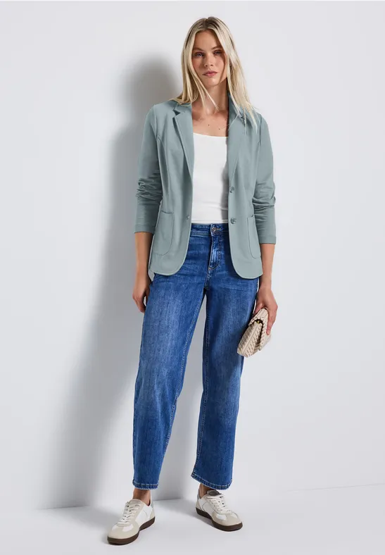 Blazer de base nile blue mel.